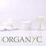 Organyc coton bio ronds pour les soins corporels quotidiens.