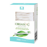 Organyc coton-tiges 200, coton biologique doux pour le soin quotidien.