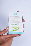 Organyc coton-tiges blancs, sans matières artificielles, usage simple pour le ménage délicat.