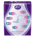 Organyc Elyte Light Inco Pads avec adhésif discret assurant le maintien.