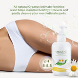 Organyc extrait de chamomille: action apaisante pour le confort intime.