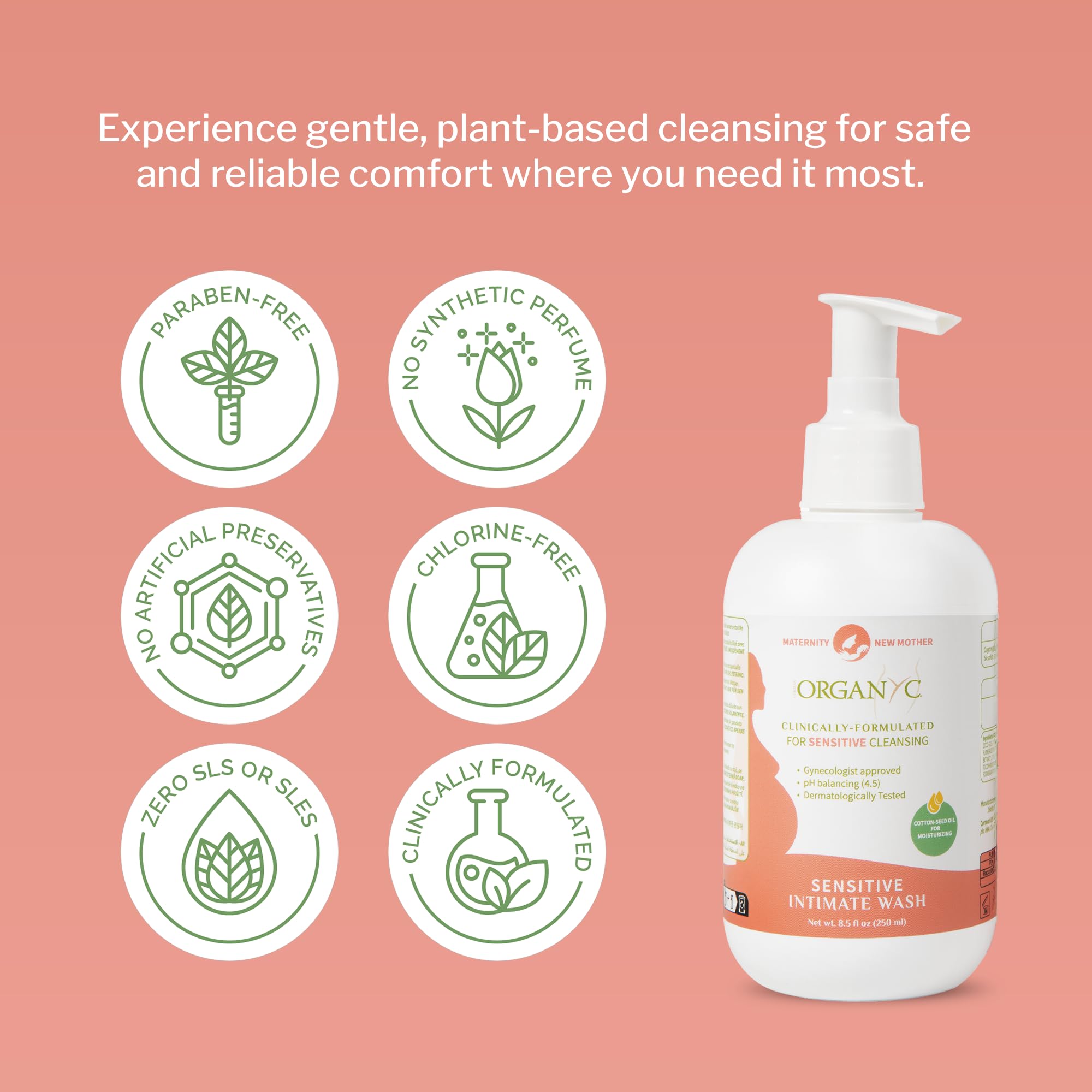 Organyc huile-graines-coton, texture nourrissante pour peau sensible.