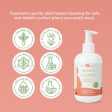 Organyc huile-graines-coton, texture nourrissante pour peau sensible.