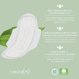 Organyc hypoallergenique sans chlore et sans parfums pour peau sensible