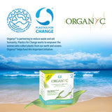 Organyc emballage individuel garantissant fraîcheur et hygiène nocturnes.