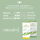 Tampon Organyc en coton biologique 100% coton pour douceur.