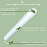 Tampon Organyc coton biologique avec texture absorbante principale.