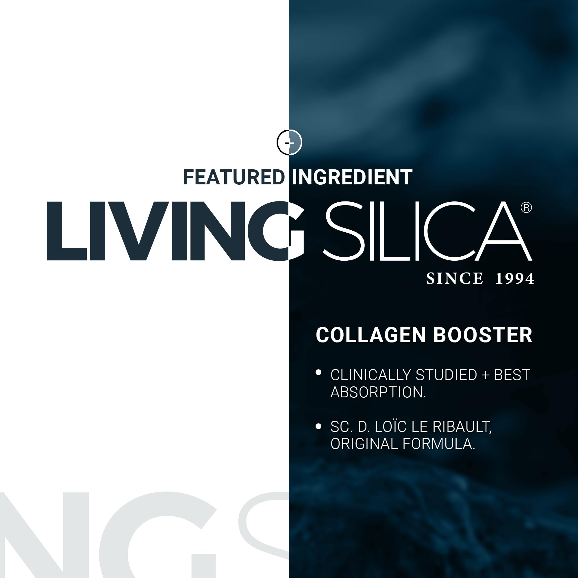 Orgono Living Silica, emballage durable, option pratique pour stocker et utiliser facilement.
