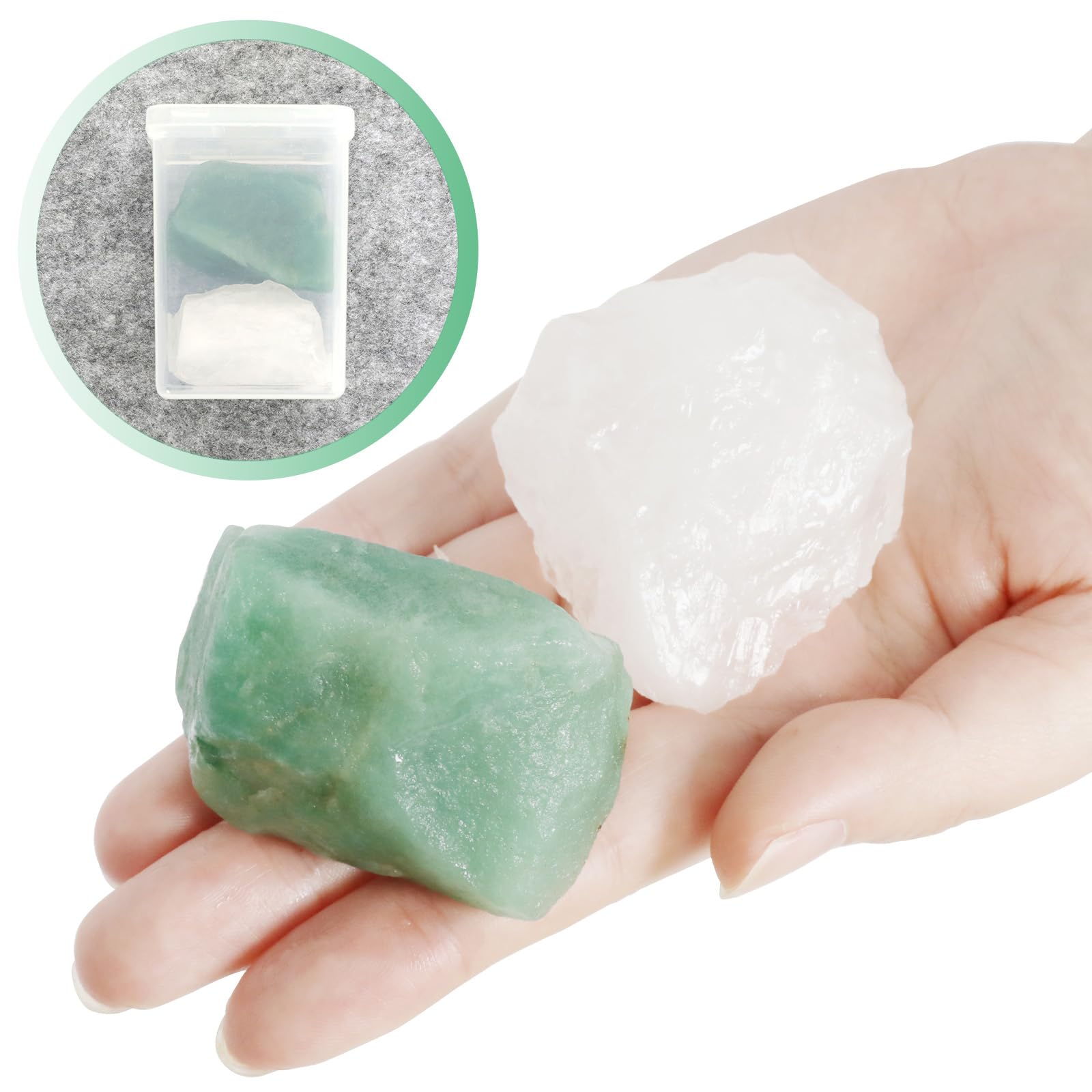 Orientrea Quartz clair macro, énergie purifiée et amplification utile pour d'autres pierres