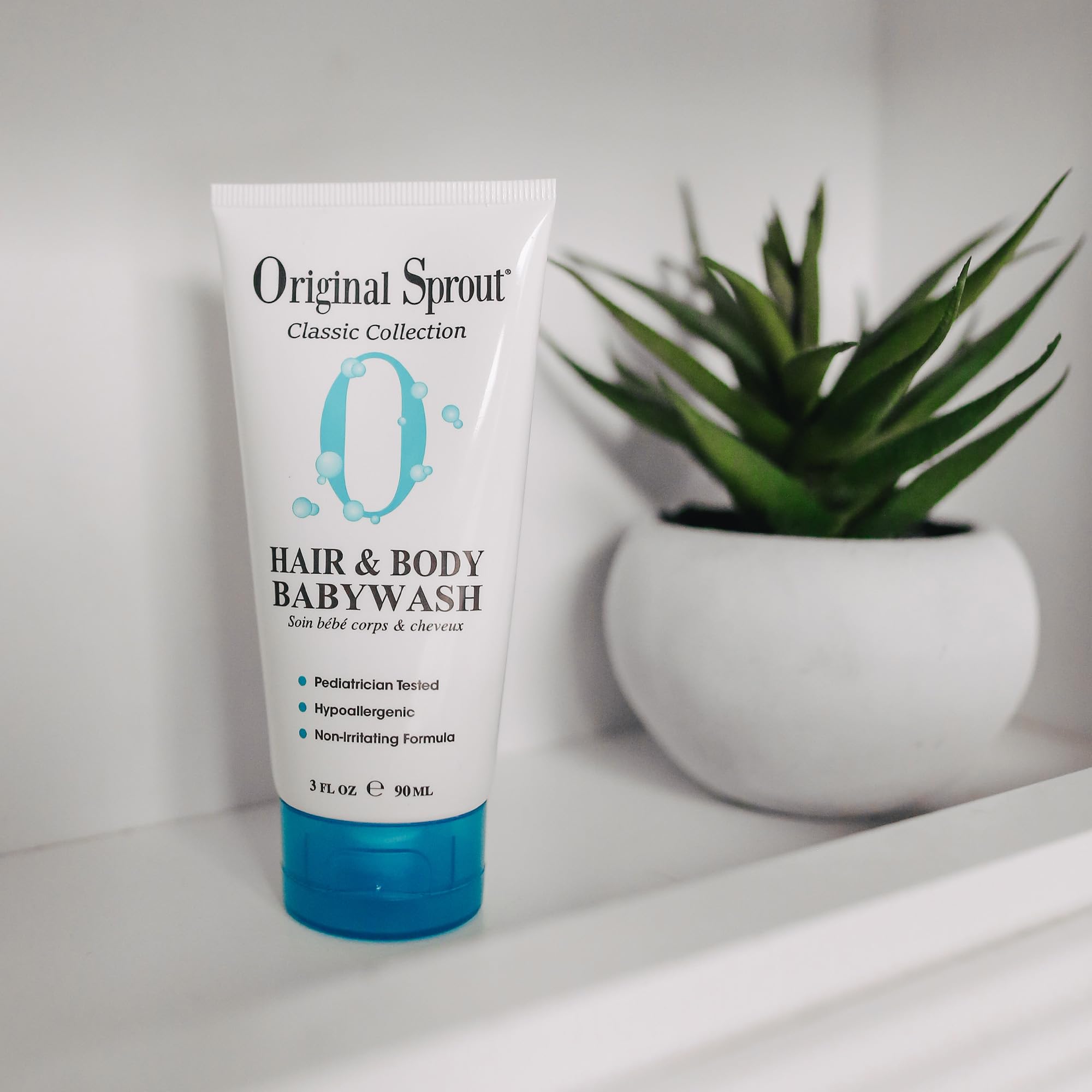 Original Sprout Bebe Ingrédients Calendula Rosemary mettent en valeur des extraits naturels.