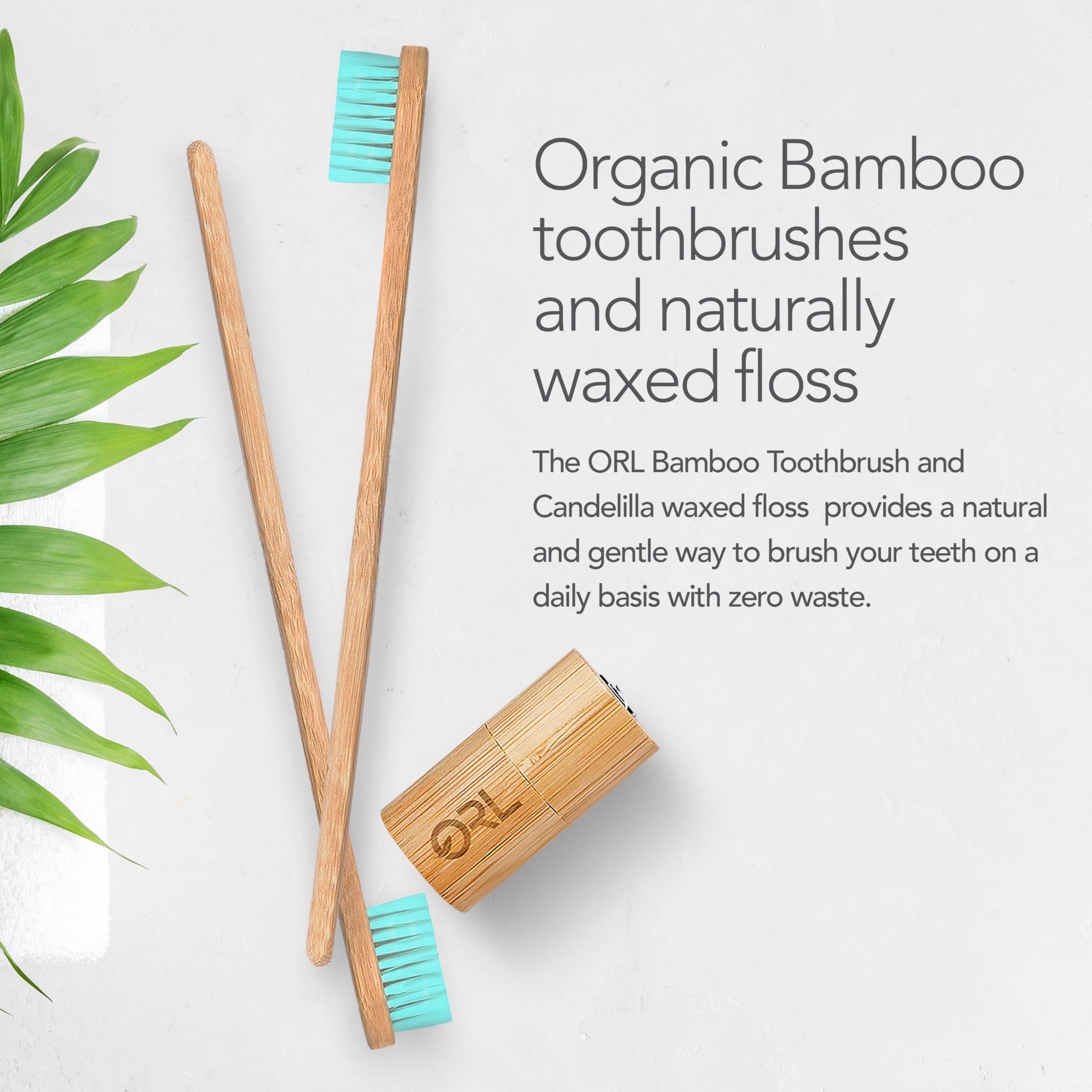 Orl fil dentaire bambou, hygiène inter-dentaire efficace