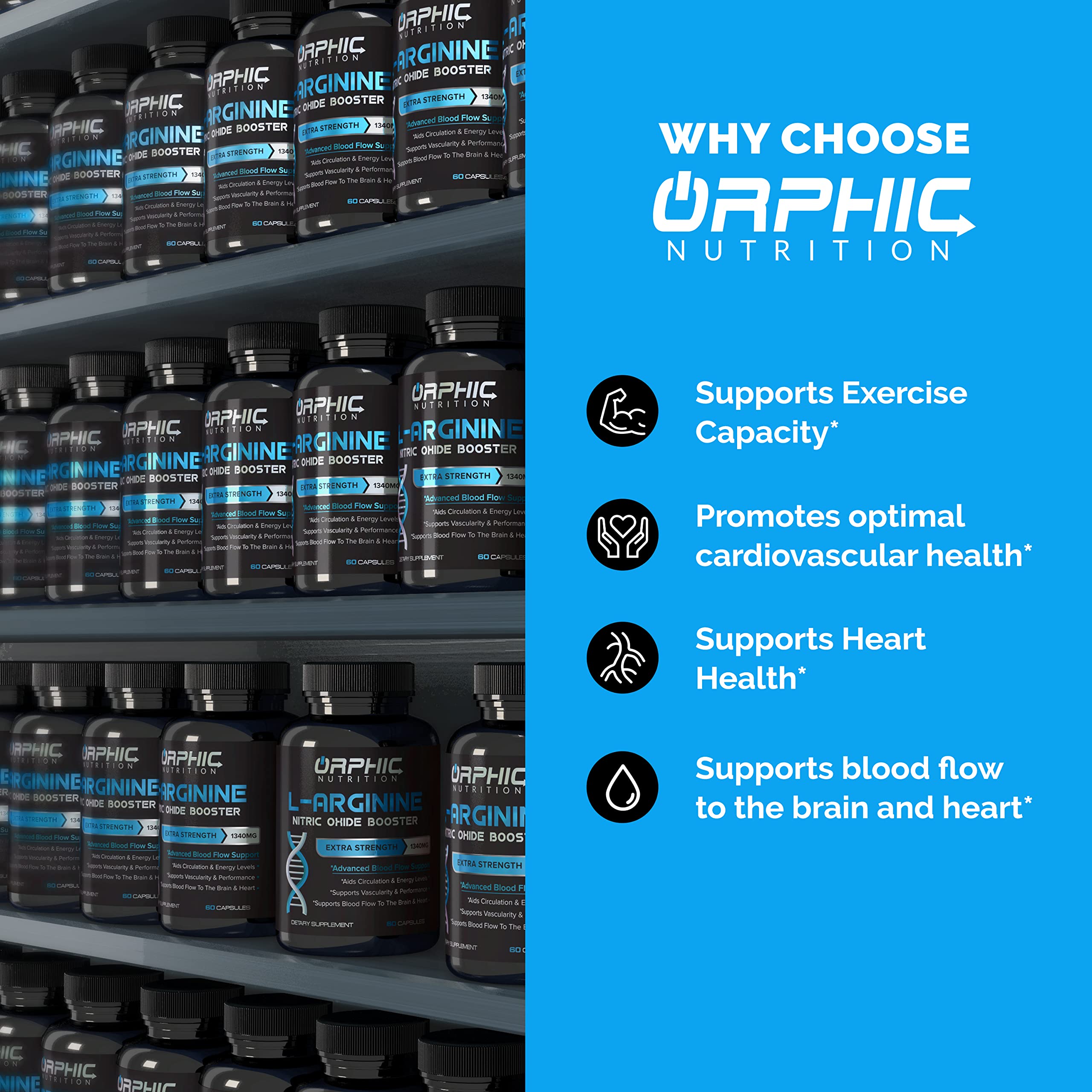 Sportif utilisant ORPHIC NUTRITION L-arginine pendant l’effort.