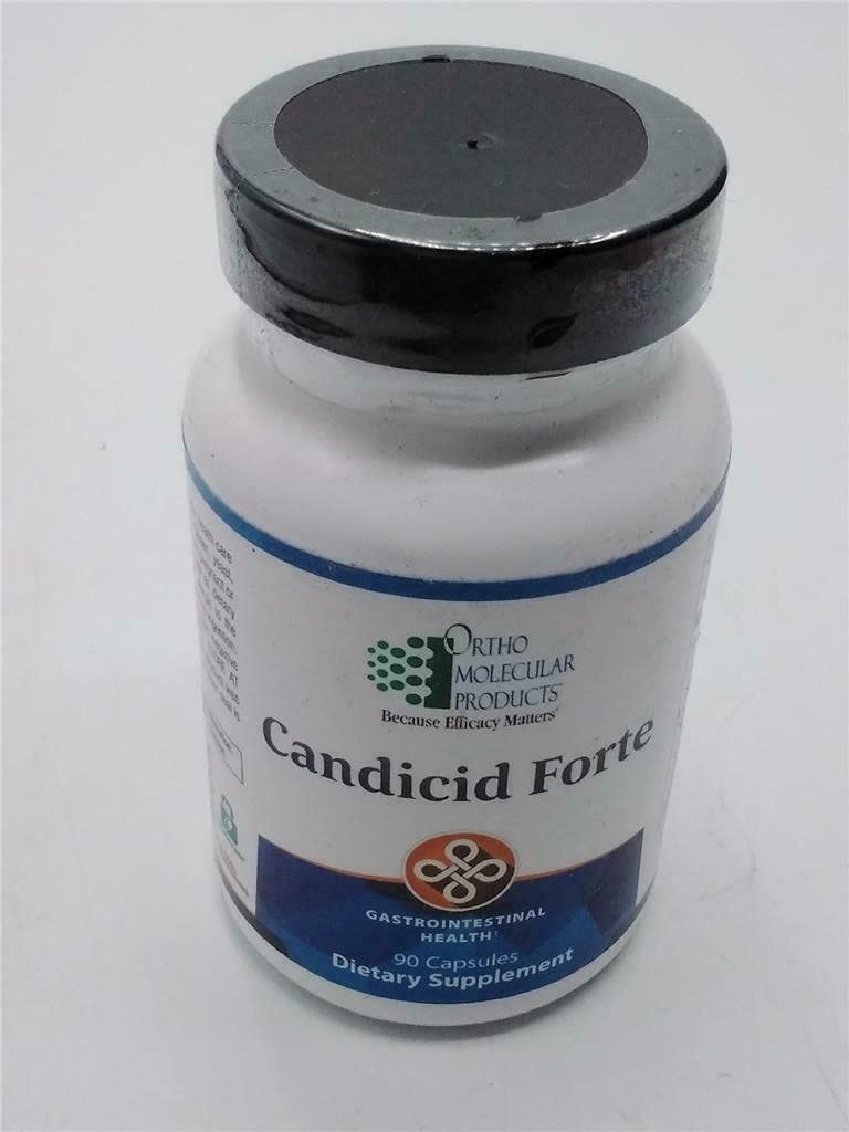 Ortho Molecular 5A Candicid Forte — bouteille favorisant l'équilibre intestinal.