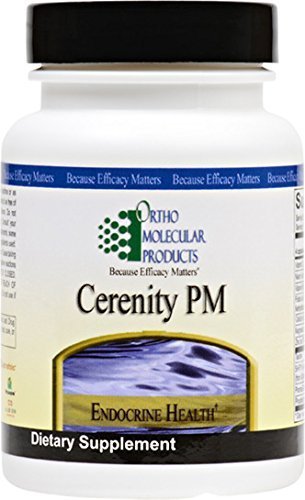 Ortho Molecular Cerenity PM — bouteille: soutien potentiel au calme et sommeil occasionnel