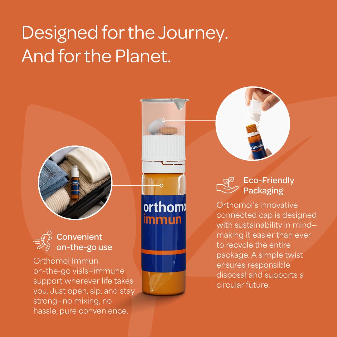 Orthomol Immun style de vie actif, usage quotidien simple.
