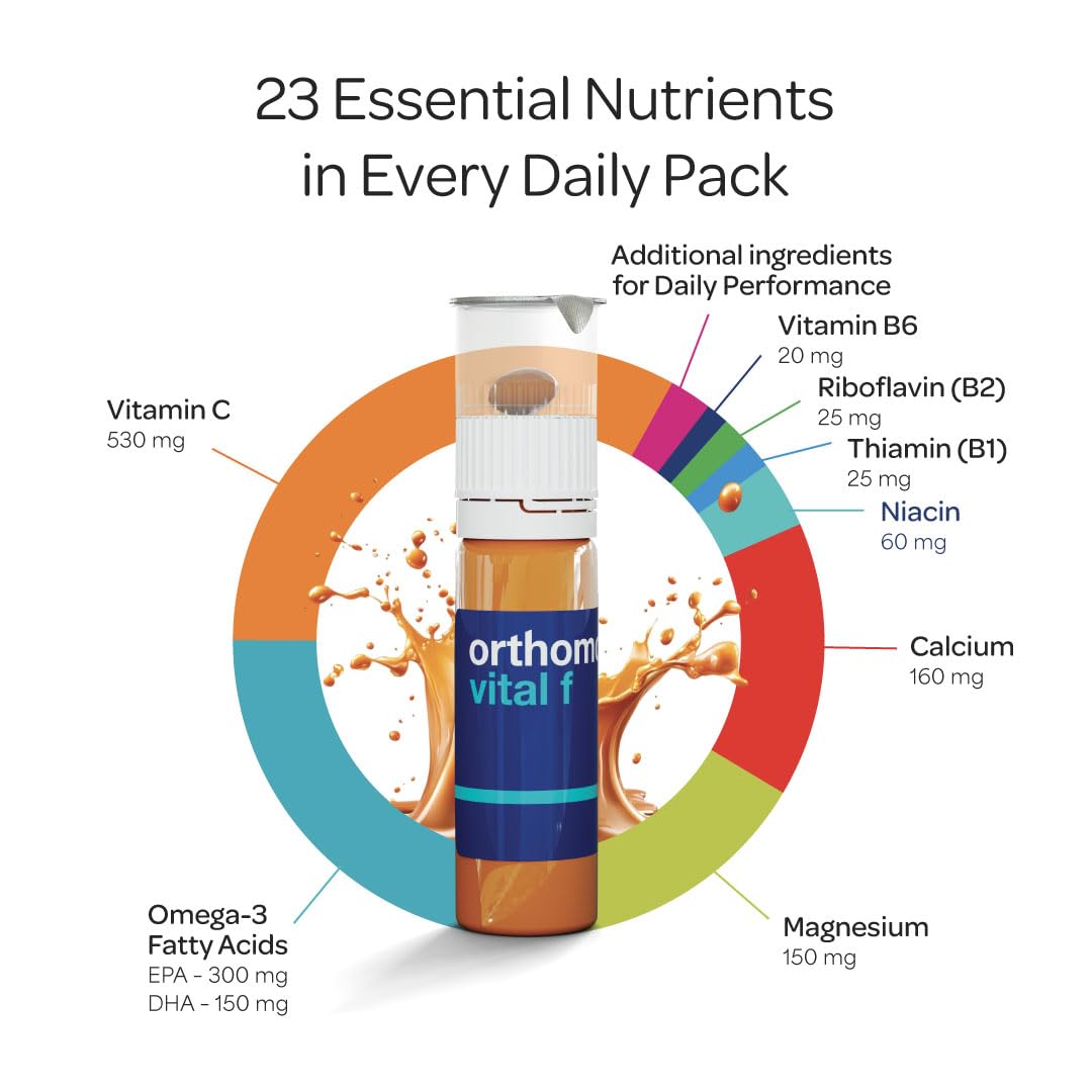 Orthomol Vital F gelule-omega3, apport d'oméga-3 pour une alimentation équilibrée.