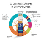 Orthomol Vital M, capsules, apport quotidien en nutriments essentiels.