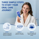 Osatap reminéralisation douce – dentifrice hydroxyapatite pour des surfaces lisses.