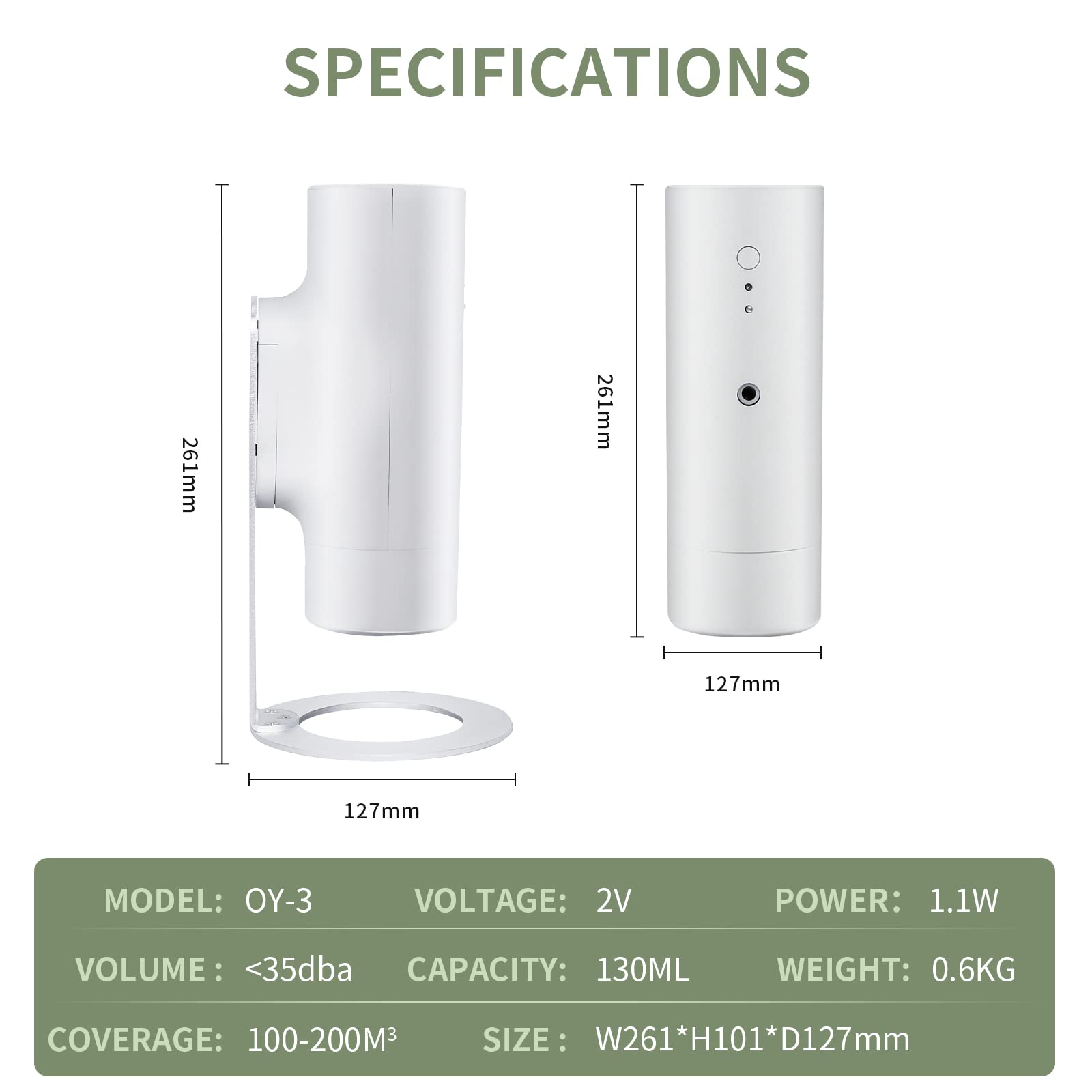 OScentPro diffuseur silencieux idéal bureau et spa.