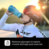 Verre Osmo Rapid Recovery post-entraînement, dégustation agréable après l’exercice.