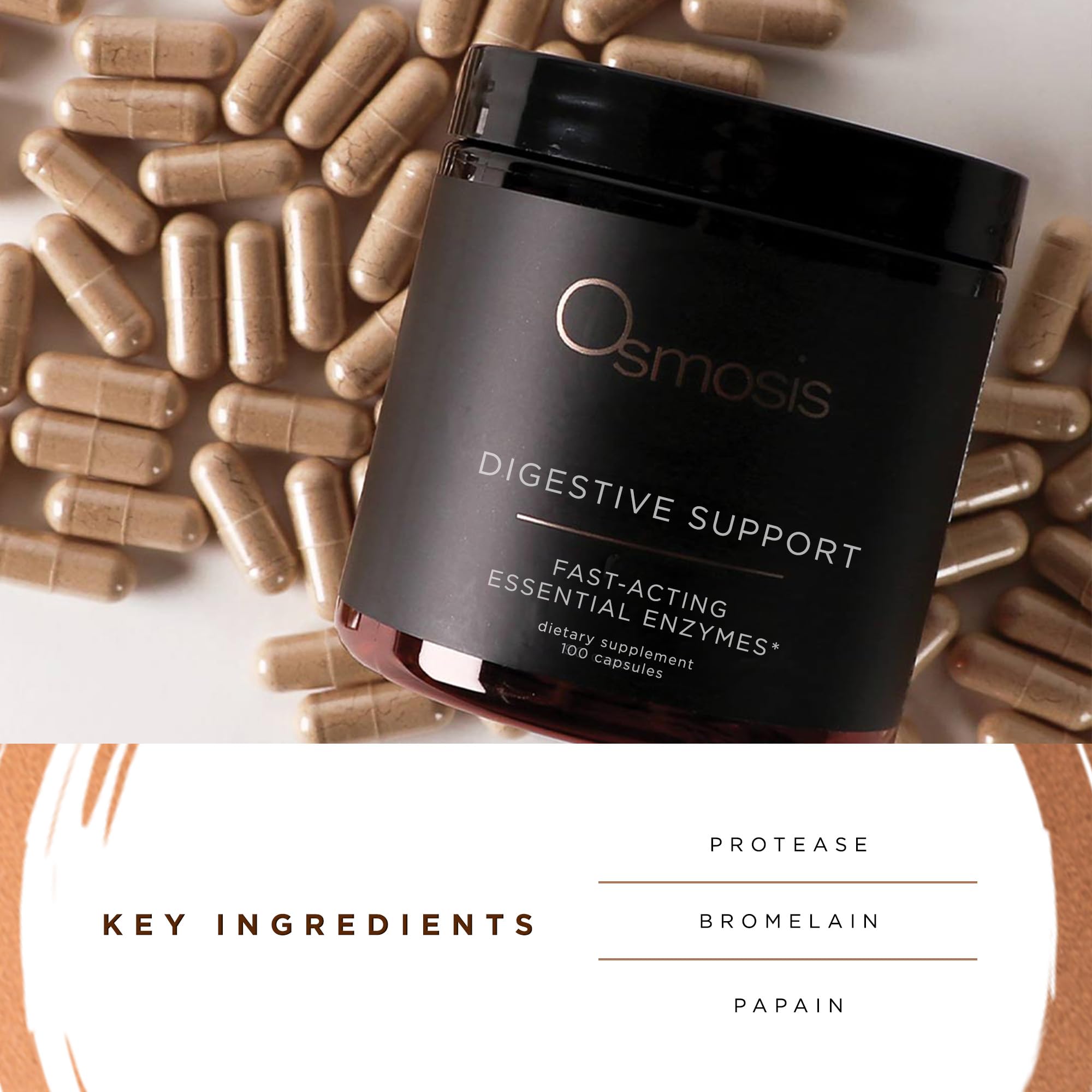 OSMOSIS Soins de la peau, étiquette claire, informations utiles sur le produit