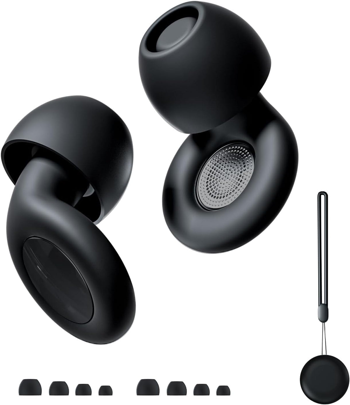 OSOF bouchons d’oreille, design semi-dans-loreille pour sommeil plus calme et réparateur.