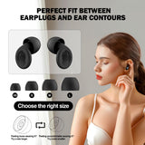 OSOF ensemble complet bouchons oreille, accessoire pratique pour sommeil et étude.