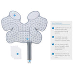 Ossur Cold Rush avec sangle élastique pour un maintien sécurisé pendant la thérapie.