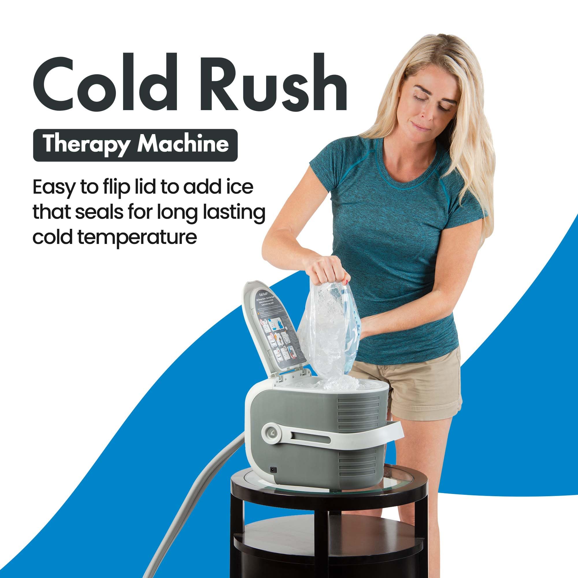 Ossur Cold Rush design léger facilitant le transport.