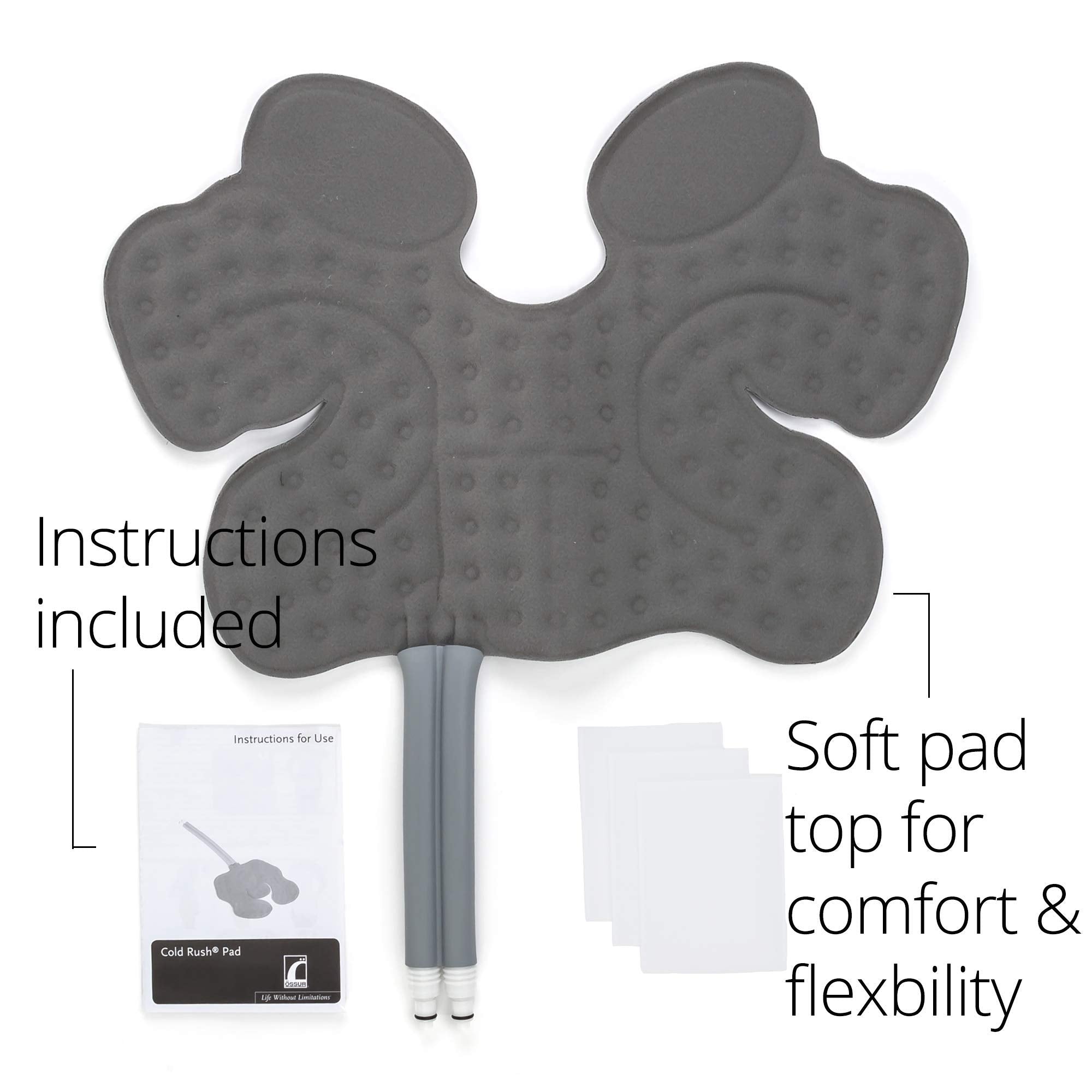Ossur Cold Rush, application modulable pied et cheville selon le besoin.
