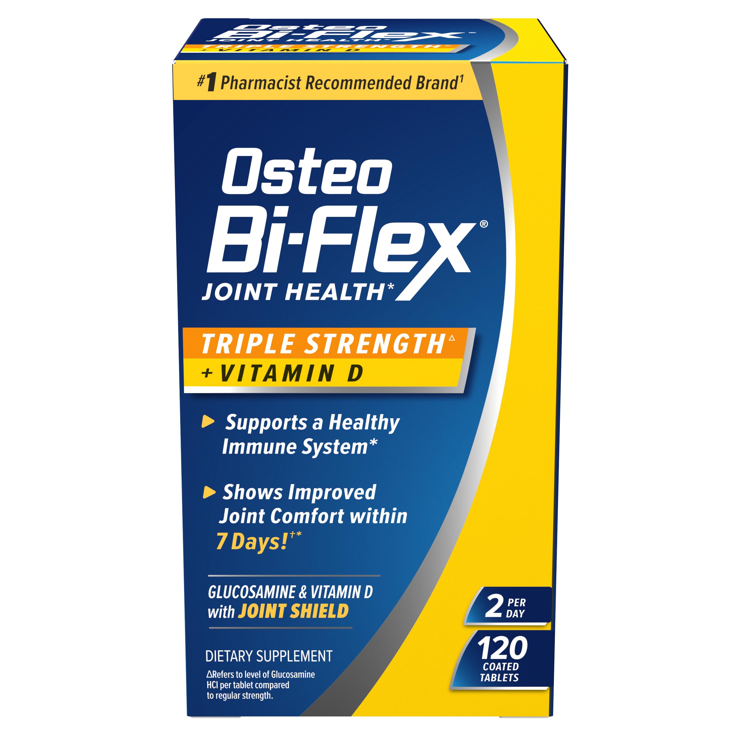 Boîte Osteo Bi-Flex Triple Force avec Vitamine D pour les articulations