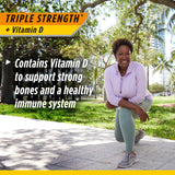 Étiquette présentant Vitamine D et les bénéfices potentiels
