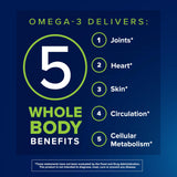 Étiquette Osteo Bi-Flex Avancé Omega-3: aperçu du dosage et des bienfaits potentiels.