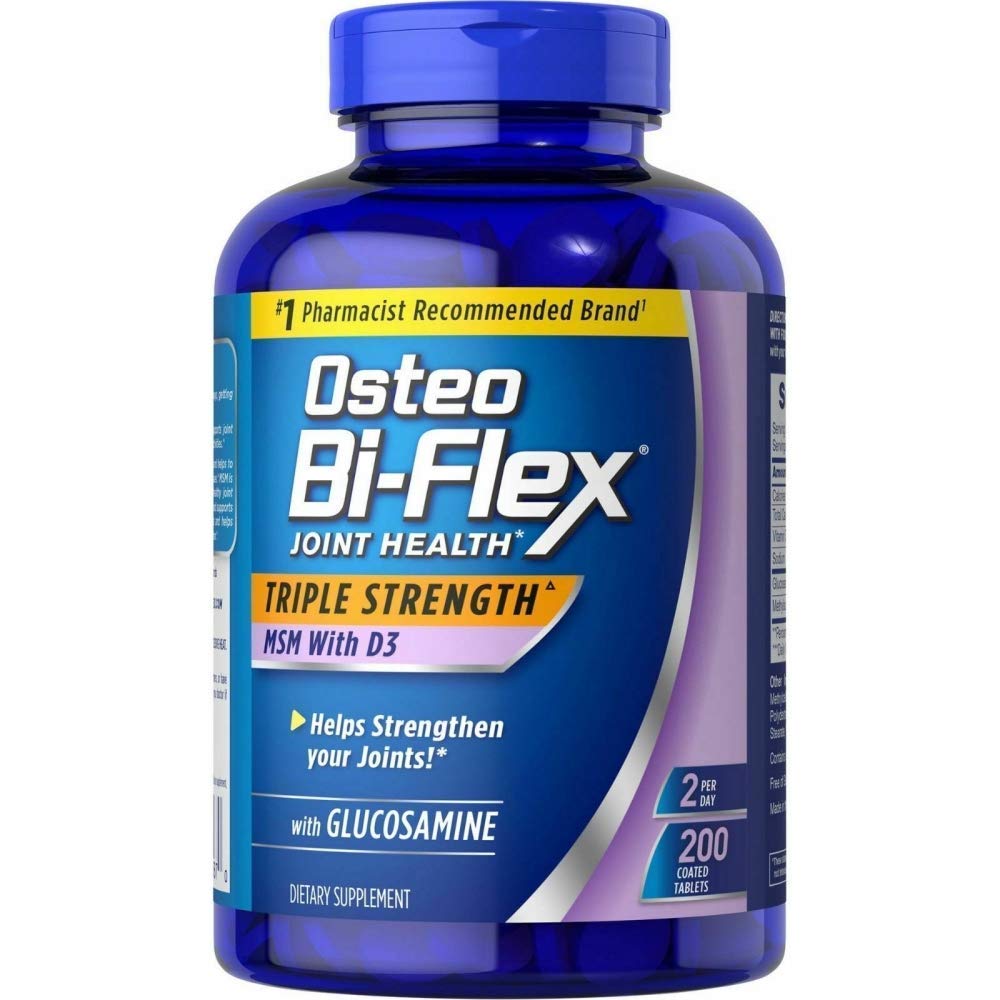 Osteo Bi Flex, bouteille du complément, soutien potentiel à la mobilité et au confort des mouvements