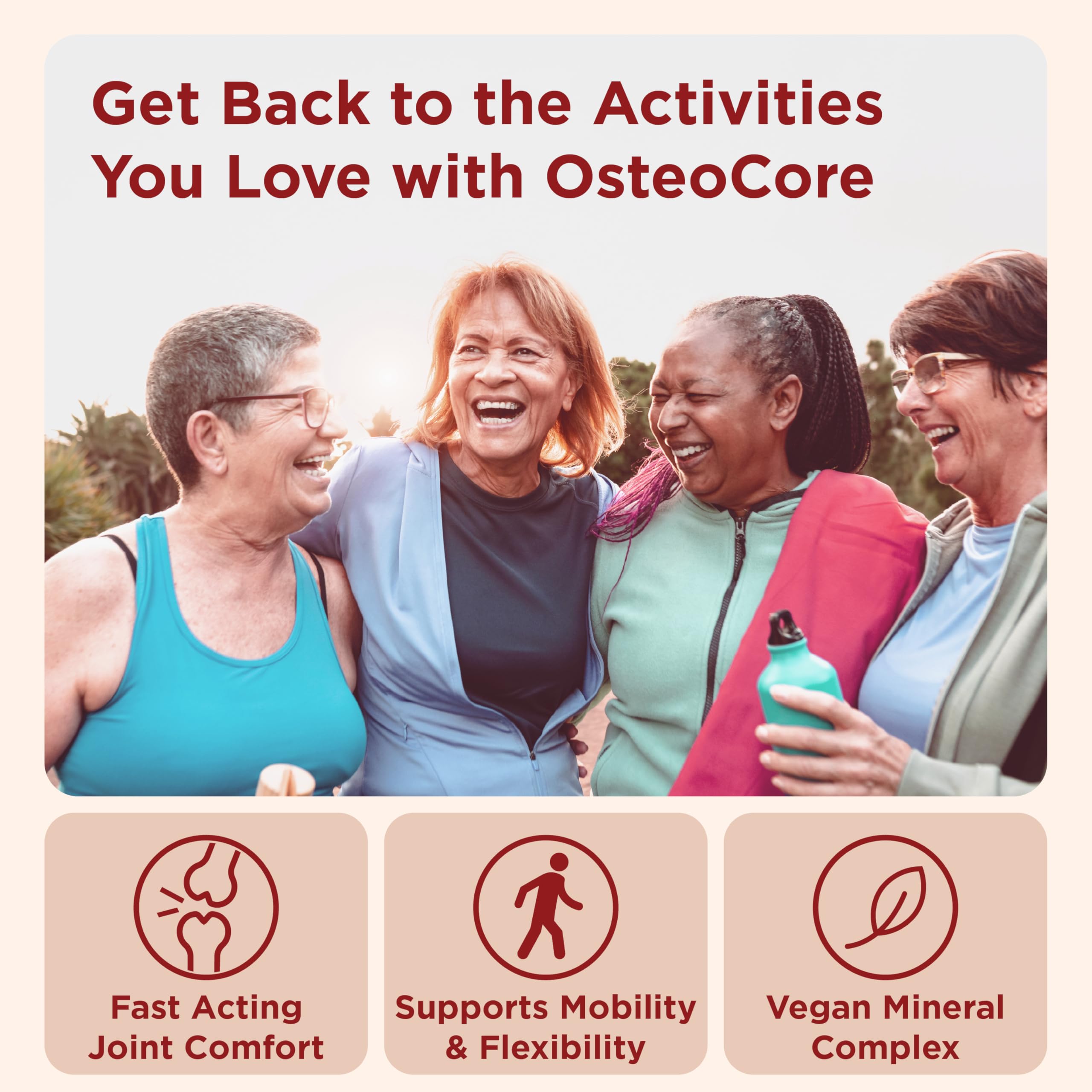 OsteoCore: formulation favorisant l’absorption du calcium.