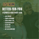 Ostrim: format portable idéal dans le sac pour une pause protéinée.