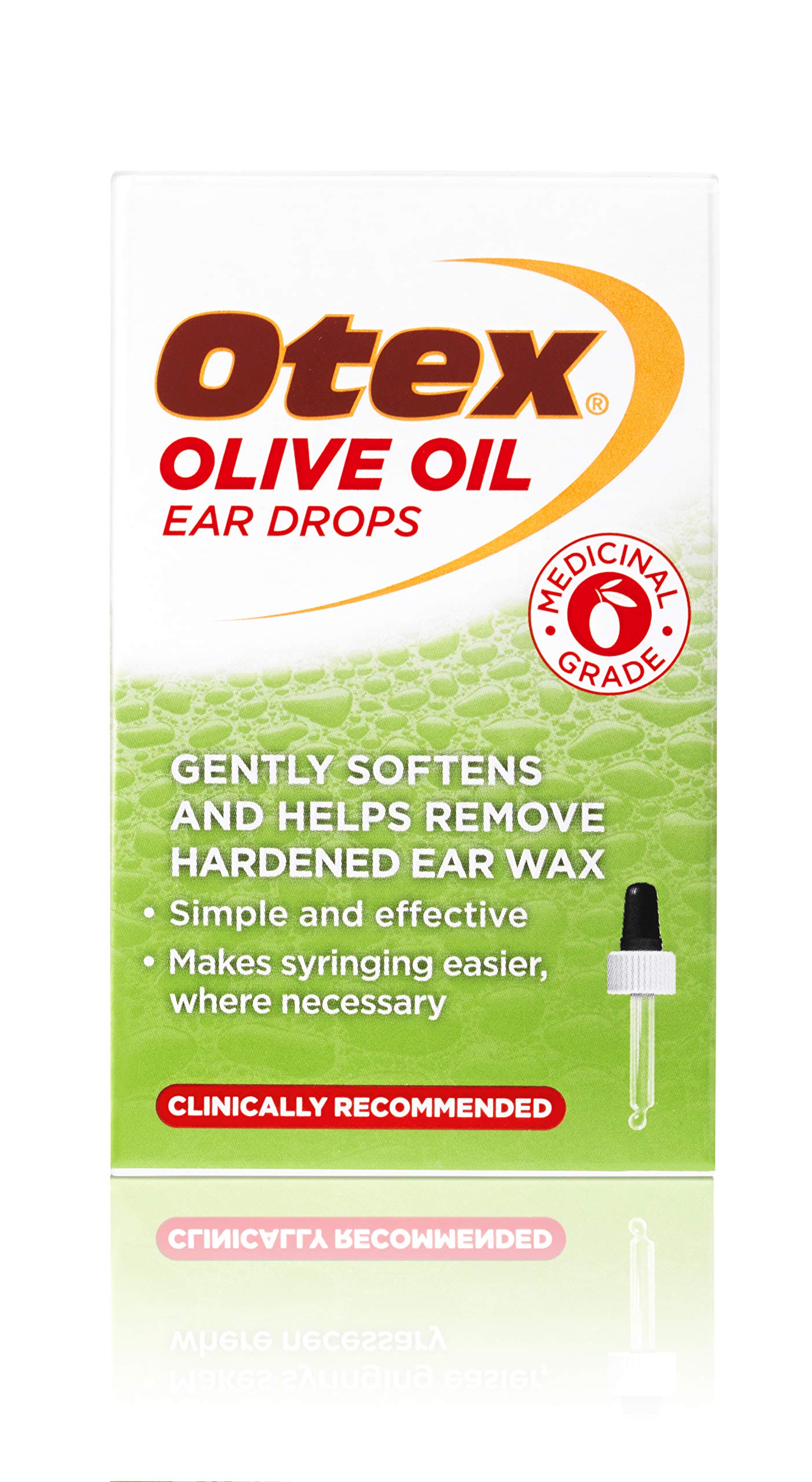OTEX huile d'olive pour oreille, bouteille avec pipette pour application précise
