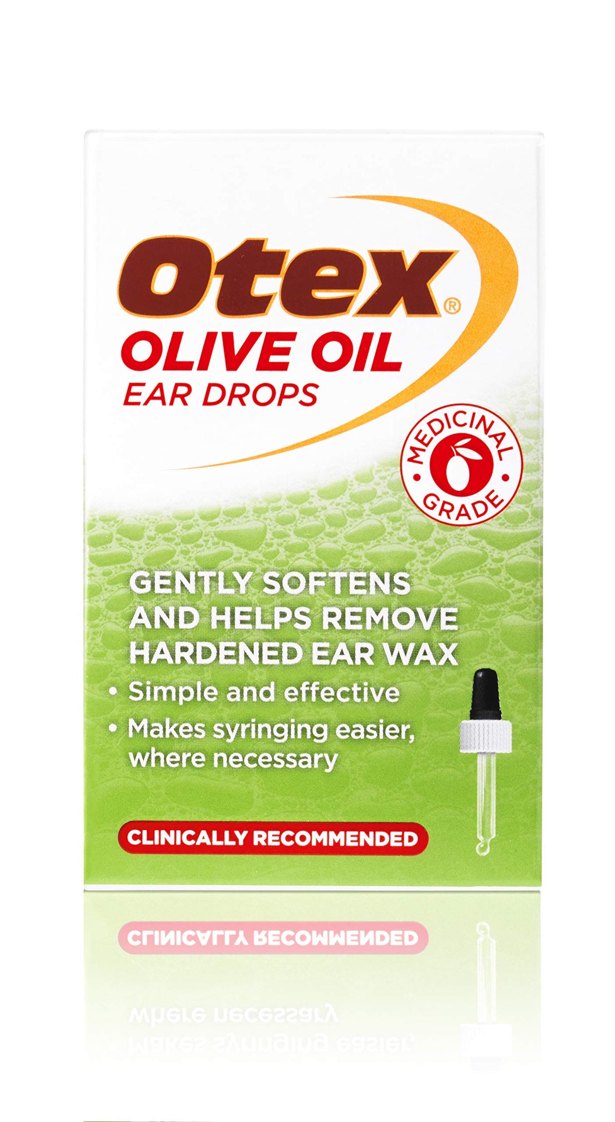OTEX huile d'olive pour oreille, bouteille avec pipette pour application précise
