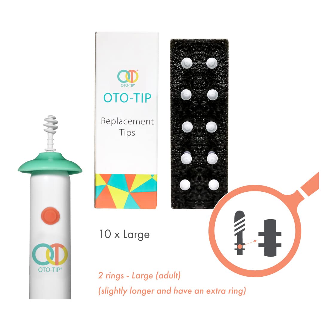 Embout de remplacement taille L pour Oto-Tip, sûr pour la famille.