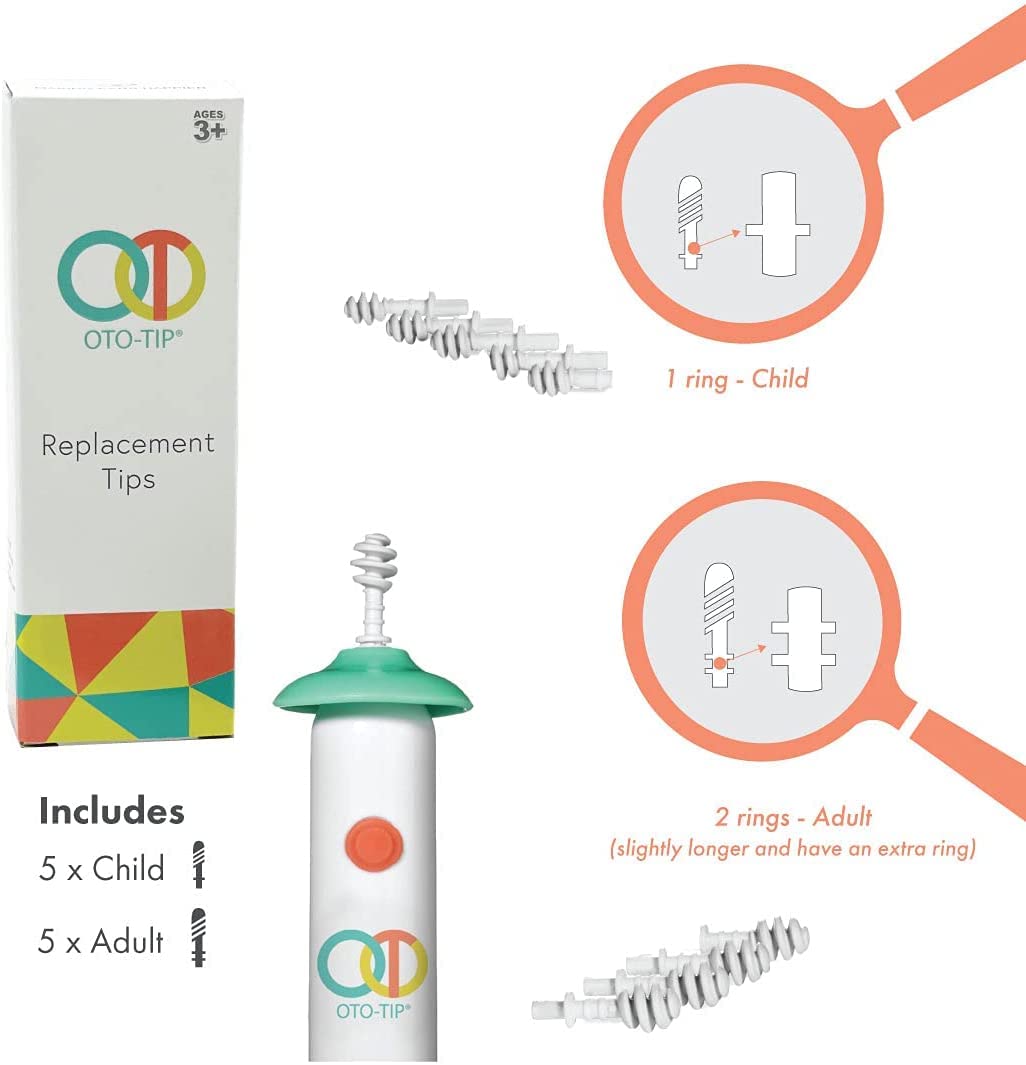 OTOTip spirale en silicone pour extraction douce et efficace du cérumen.