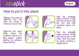 Otostick nettoyage-zone-derrière-les-oreilles garantit une nouvelle adhérence optimale.