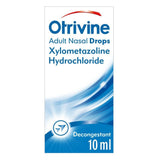 Otrivine gouttes nasales en bouteille de 10 ml prête à l'emploi pour usage rapide