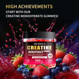 OUYIYUA gommes créatine monohydrate – emballage clair et utilisation en déplacement.