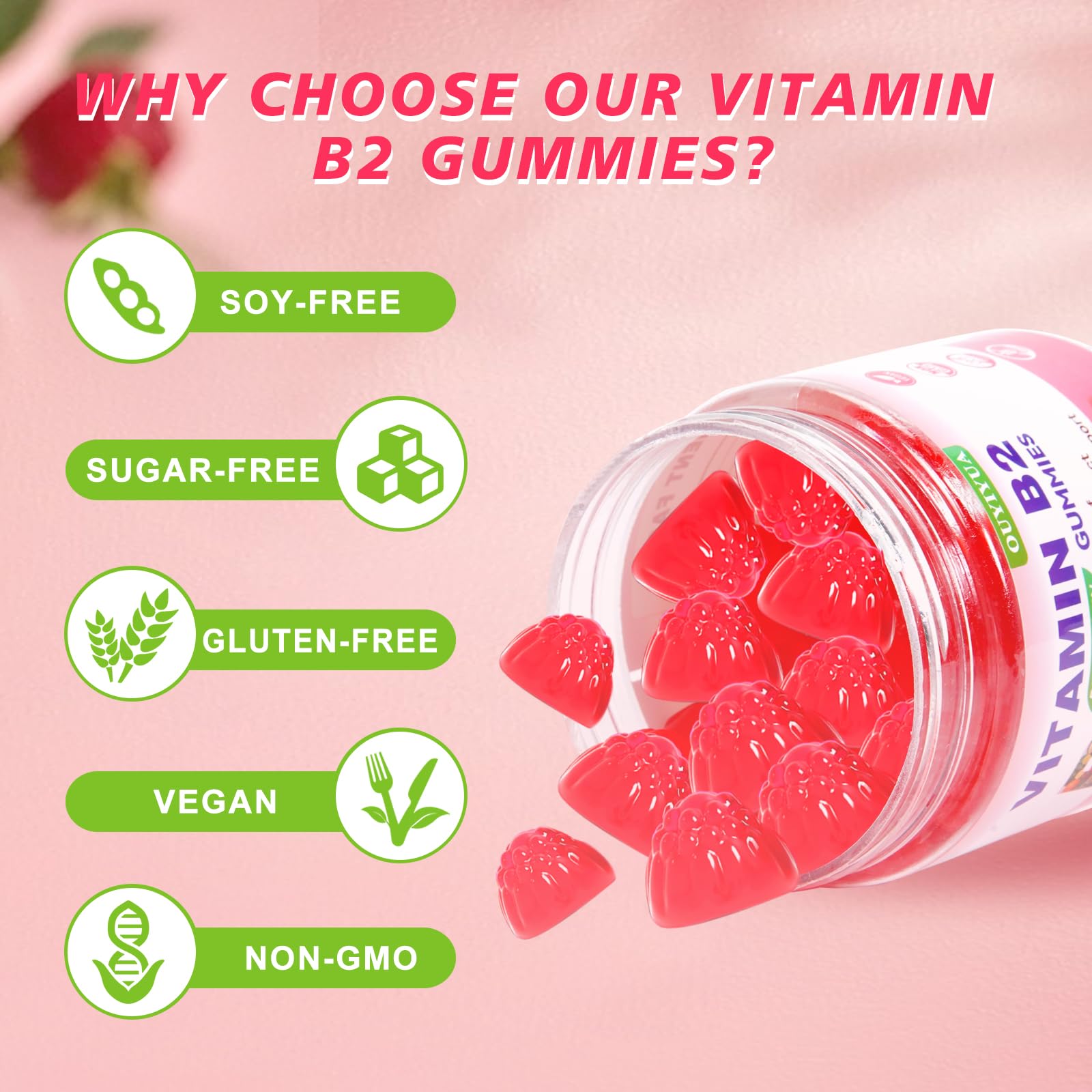 Gommes OUYIYUA framboise, mode d'emploi quotidien pour énergie et détente.