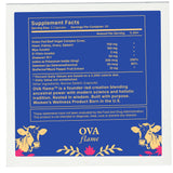 OVA flame: détail des gélules et couleur naturelle, signalant une composition claire.