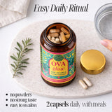 OVA flame-msm-complement, capsules pratiques pour habitude beauté simplifiée.