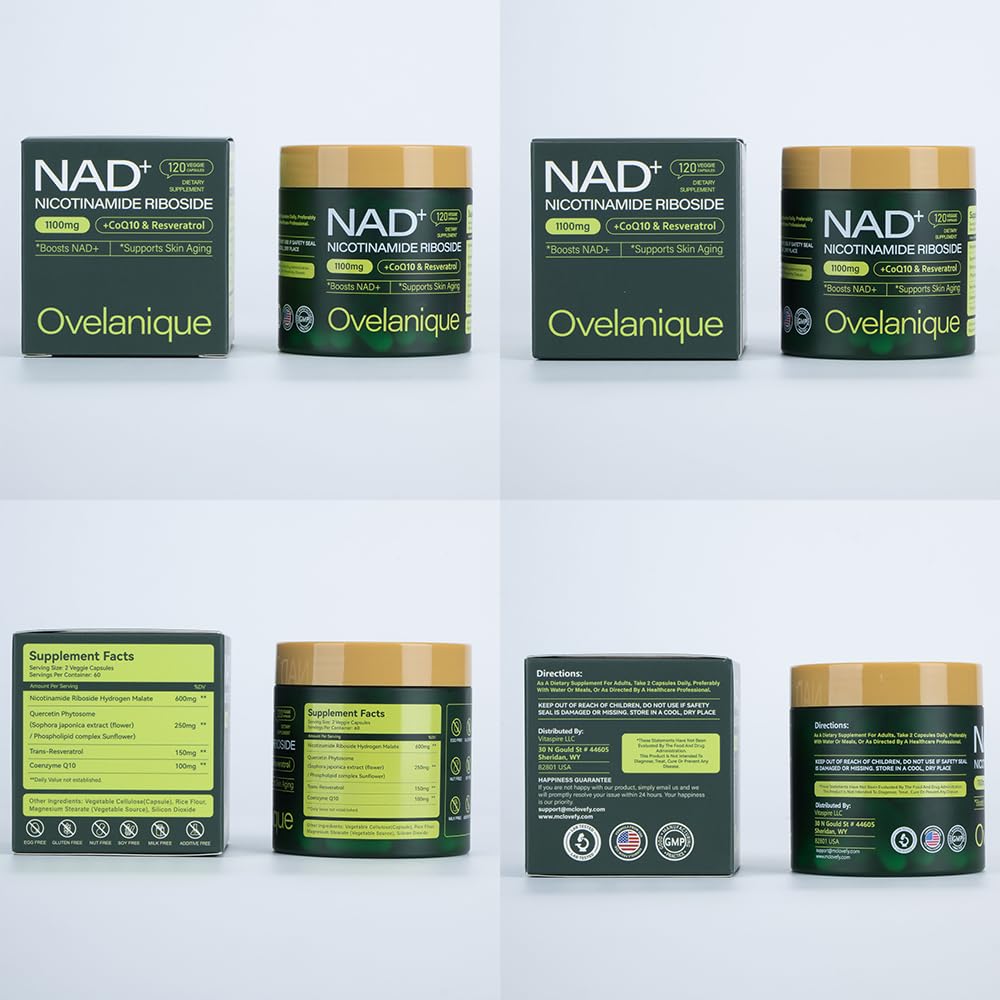 Emballage sans gluten et sans OGM des capsules Ovelanique NAD.