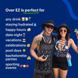 Emballage OVER EZ Pre-Drink, pratique et sûr pour expédition.