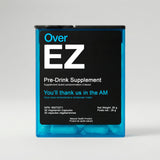 Gélules OVER EZ Pre-Drink faciles à prendre pour un soutien matinal.