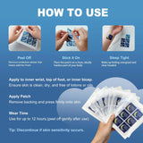 OVICISK patch sommeil: utilisation simple et rapide sans préparation.